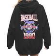 Baseball Mom Loud & Proud Since 1980 Women Hoodie Back Print