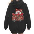 Baseball Mom Mama Mother's Day Leopard Sport Mom Mama Women Hoodie Back Print Baseball Mom Mama Mother's Day Leopard Sport Mom Mama Women Hoodie Back Print
