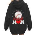 Baseball Mom Mama Mother's Day Sport Lover Women Hoodie Back Print Baseball Mom Mama Mother's Day Sport Lover Women Hoodie Back Print