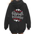 Baseball Mom Mama Women Hoodie Back Print Baseball Mom Mama Women Hoodie Back Print