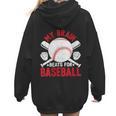 Baseball Mom Meme Quote Women Hoodie Back Print Baseball Mom Meme Quote Women Hoodie Back Print
