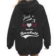 Baseball Mom Sayings Just A Mom That Loves Baseball Women Hoodie Back Print Baseball Mom Sayings Just A Mom That Loves Baseball Women Hoodie Back Print
