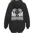 Baseball Mom Scan For Payment Sporty Humor Women Hoodie Back Print