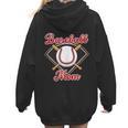 Baseball Mom T-Ball Mom Little League Mom Apparel Women Hoodie Back Print Baseball Mom T-Ball Mom Little League Mom Apparel Women Hoodie Back Print