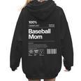 Baseball Mom Graphic Tees For Women Women Hoodie Back Print