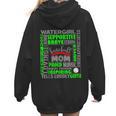 Baseball Mom Traits For Great Mothers Grey And Green Women Hoodie Back Print Baseball Mom Traits For Great Mothers Grey And Green Women Hoodie Back Print