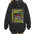Baseball Mom Traits For Great Mothers Grey And Yellow Women Hoodie Back Print Baseball Mom Traits For Great Mothers Grey And Yellow Women Hoodie Back Print