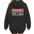 Baseball Mom Warning Uncontrollable Yelling Funny Sign Women Hoodie Back Print Baseball Mom Warning Uncontrollable Yelling Funny Sign Women Hoodie Back Print