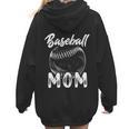 Baseball Mom For Women Family Matching Players Team Mommy Women Hoodie Back Print Baseball Mom For Women Family Matching Players Team Mommy Women Hoodie Back Print