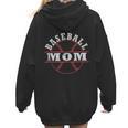 Baseball Mom For Women Women Hoodie Back Print Baseball Mom For Women Women Hoodie Back Print