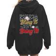 Baseball Moms Bling It & Their Sons Bring It For Women Women Hoodie Back Print Baseball Moms Bling It & Their Sons Bring It For Women Women Hoodie Back Print