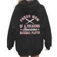 Baseball Player Pitcher Catcher Baseball Mom Mother Women Hoodie Back Print Baseball Player Pitcher Catcher Baseball Mom Mother Women Hoodie Back Print