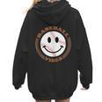 Baseball Vibes Baseball Mom Women Hoodie Back Print