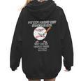 My Boy Might Not Always Swing Humors Baseball Mom Women Hoodie Back Print