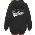Busy Raising Ballers Baseball Mom & Parent Sports Women Hoodie Back Print Busy Raising Ballers Baseball Mom & Parent Sports Women Hoodie Back Print