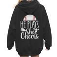 Cheer Baseball Mom Baseball And Cheer Mother Women Hoodie Back Print Cheer Baseball Mom Baseball And Cheer Mother Women Hoodie Back Print