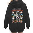 Favorite T-Ball Player Calls Mommy Baseball Mom Women Hoodie Back Print Favorite T-Ball Player Calls Mommy Baseball Mom Women Hoodie Back Print