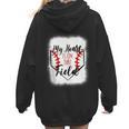 My Heart Is On That Field Baseball Mom Momm Women Hoodie Back Print My Heart Is On That Field Baseball Mom Momm Women Hoodie Back Print