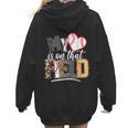 My Heart Is On That Field Mother's Day Baseball Mom Women Women Hoodie Back Print My Heart Is On That Field Mother's Day Baseball Mom Women Women Hoodie Back Print