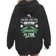 I'm Not Just His Mom I'm His Number 1 Fan Baseball Mommy Women Hoodie Back Print I'm Not Just His Mom I'm His Number 1 Fan Baseball Mommy Women Hoodie Back Print