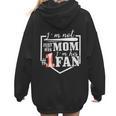 I'm Not Just His Mom I'm His One Fan Proud Baseball Mom Women Hoodie Back Print I'm Not Just His Mom I'm His One Fan Proud Baseball Mom Women Hoodie Back Print