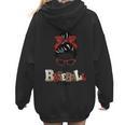 Loud And Proud Baseball Mom Women Hoodie Back Print