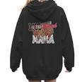 Loud Proud Mama Baseball Mom Women Hoodie Back Print