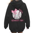 Mama Biggest Fan Coquette Bow Baseball Mom Fan Mother's Day Women Hoodie Back Print Mama Biggest Fan Coquette Bow Baseball Mom Fan Mother's Day Women Hoodie Back Print