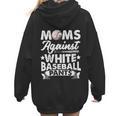 Moms Against Baseball Pants Shirt Baseball Mom Women Hoodie Back Print