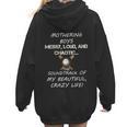 Mothering Boys Messy Loud Chaotic Baseball Mom Women Hoodie Back Print Mothering Boys Messy Loud Chaotic Baseball Mom Women Hoodie Back Print
