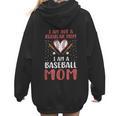 I Am Not a Regular Mom I Am a Baseball Mom Women Hoodie Back Print I Am Not a Regular Mom I Am a Baseball Mom Women Hoodie Back Print