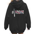 Number One Baseball Mom For Mothers Day Baseball Mommy Women Hoodie Back Print Number One Baseball Mom For Mothers Day Baseball Mommy Women Hoodie Back Print