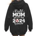 Proud Mom Of a 2024 Senior Baseball Mom 2024 Graduate Women Hoodie Back Print Proud Mom Of a 2024 Senior Baseball Mom 2024 Graduate Women Hoodie Back Print