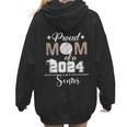Proud Mom Of a 2024 Senior Class Of 2024 Baseball Mom Women Hoodie Back Print Proud Mom Of a 2024 Senior Class Of 2024 Baseball Mom Women Hoodie Back Print