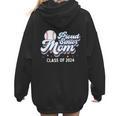 Proud Senior Mom Class Of 2024 Baseball Mom Graduate School Women Hoodie Back Print Proud Senior Mom Class Of 2024 Baseball Mom Graduate School Women Hoodie Back Print