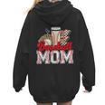 Retro Coffee Baseball Mama Mother's Day Baseball Mom Women Hoodie Back Print Retro Coffee Baseball Mama Mother's Day Baseball Mom Women Hoodie Back Print