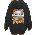 Retro Groovy Baseball Mom Family Matching Women Women Hoodie Back Print Retro Groovy Baseball Mom Family Matching Women Women Hoodie Back Print