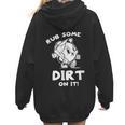 Rub Some Dirt On It Cute Girls Retro Baseball Mom Softball Women Hoodie Back Print Rub Some Dirt On It Cute Girls Retro Baseball Mom Softball Women Hoodie Back Print