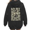 Sassy Baseball Mom Women Hoodie Back Print Sassy Baseball Mom Women Hoodie Back Print