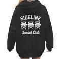 Sideline Social Club Baseball Mom Shirt Women Hoodie Back Print Sideline Social Club Baseball Mom Shirt Women Hoodie Back Print