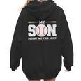 My Son Bought Me This Baseball Mom Women Hoodie Back Print My Son Bought Me This Baseball Mom Women Hoodie Back Print