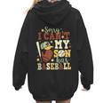 Sorry I Can't My Son Has Baseball Mother’s Day Baseball Mom Women Hoodie Back Print Sorry I Can't My Son Has Baseball Mother’s Day Baseball Mom Women Hoodie Back Print
