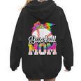 Tie Dye Baseball Mom Baseball Mama Sport Mother's Day Women Hoodie Back Print Tie Dye Baseball Mom Baseball Mama Sport Mother's Day Women Hoodie Back Print