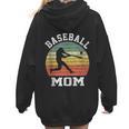 Vintage Baseball Mom Baseball Lover Women Hoodie Back Print Vintage Baseball Mom Baseball Lover Women Hoodie Back Print
