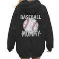 Vintage Baseball Mommy Mother's Day Sports Lover Mom Women Hoodie Back Print Vintage Baseball Mommy Mother's Day Sports Lover Mom Women Hoodie Back Print