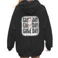 Womens Baseball Mom Leopard Game Day Mother's Day Women Hoodie Back Print Womens Baseball Mom Leopard Game Day Mother's Day Women Hoodie Back Print