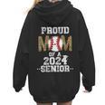 Womens Proud Mom Of a 2024 Senior Class Of 2024 Baseball Mom Women Hoodie Back Print Womens Proud Mom Of a 2024 Senior Class Of 2024 Baseball Mom Women Hoodie Back Print