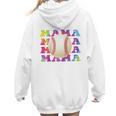 Baseball Mama Sport Women Proud Baseball Mom Raglan Baseball Tee Women Hoodie Back Print