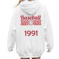 Baseball Mom Since 1991 Women Hoodie Back Print Baseball Mom Since 1991 Women Hoodie Back Print