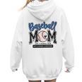 Baseball Mom Blue Varsity Baseball Mama Cute Mother's Day Women Hoodie Back Print Baseball Mom Blue Varsity Baseball Mama Cute Mother's Day Women Hoodie Back Print